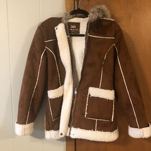 Brown Sherpa style jacket